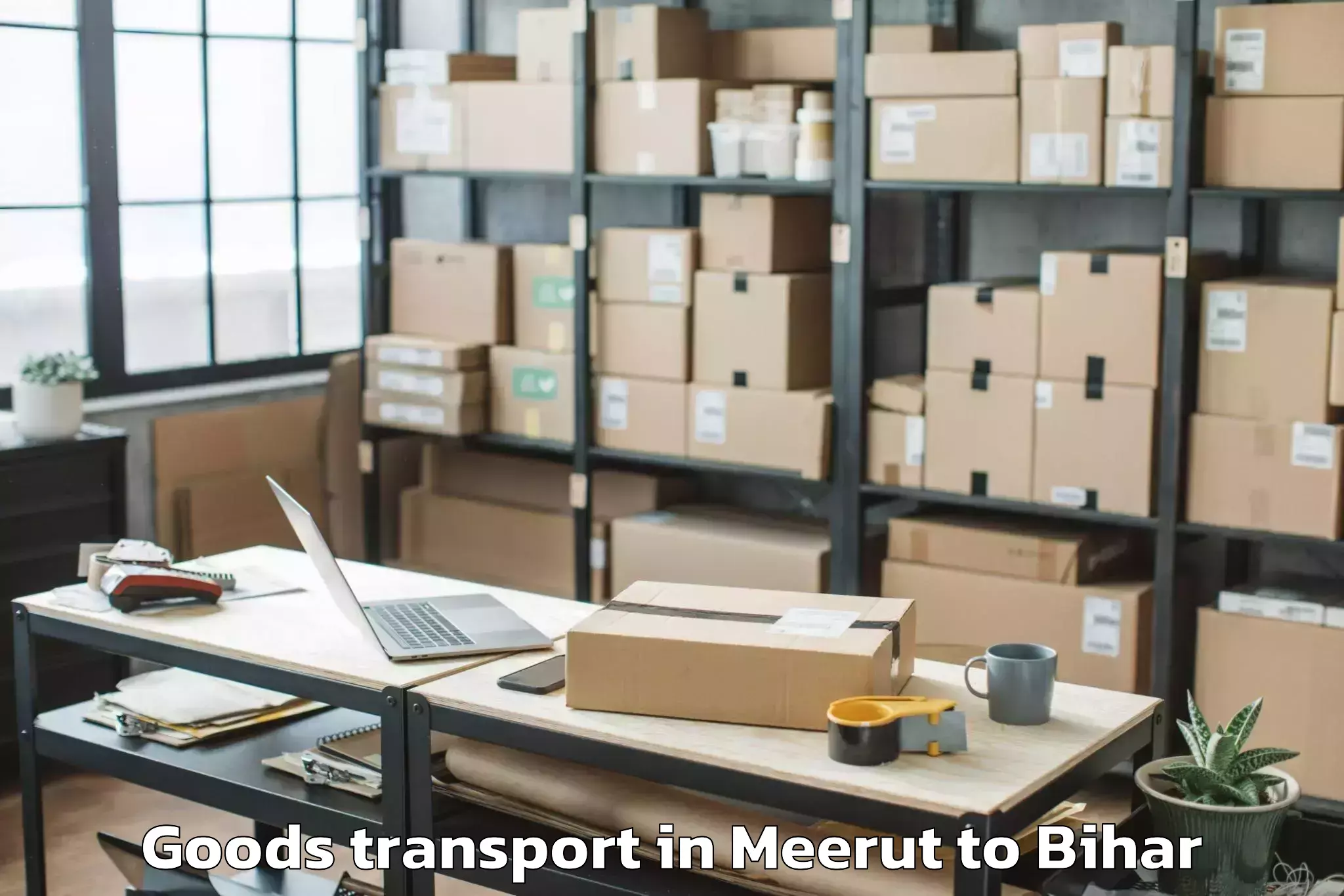 Book Meerut to Kanti Goods Transport